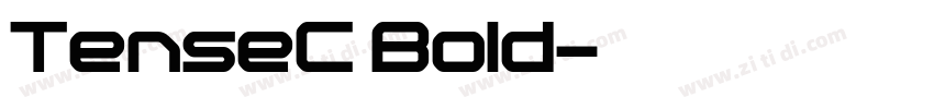 TenseC Bold字体转换